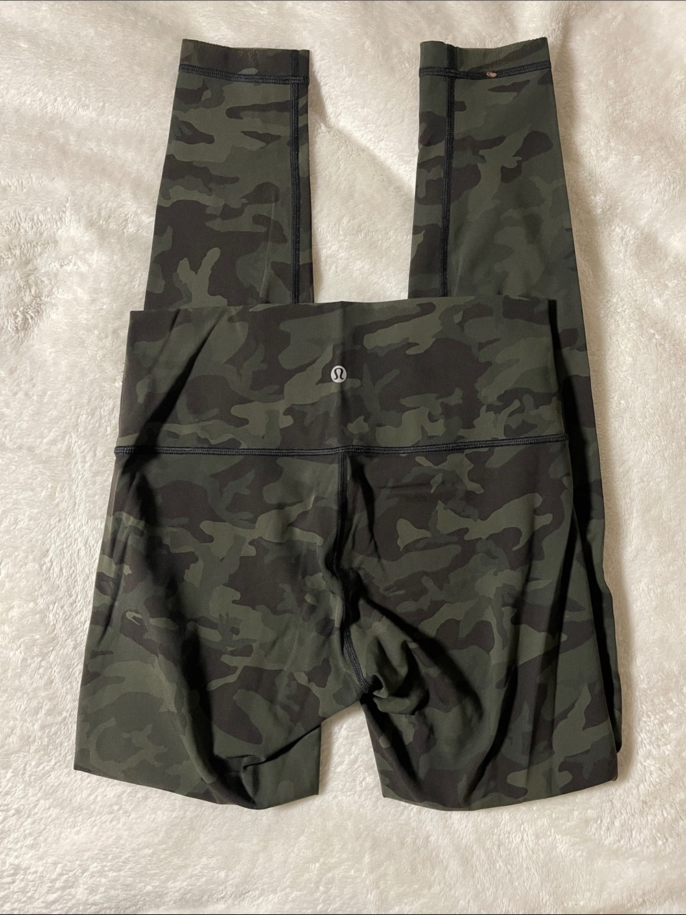 lululemon athletica Olive & Black Camo High-Rise Leggings